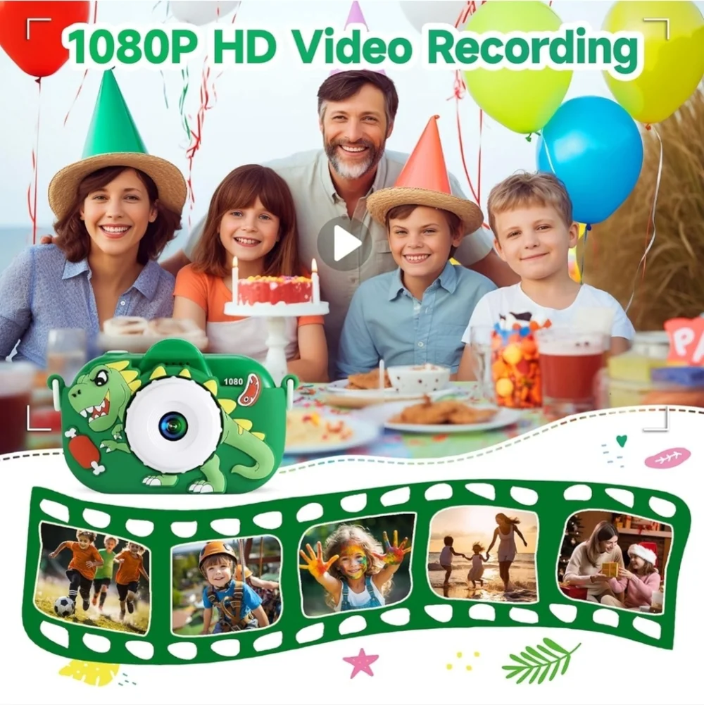 Kids Camera Toys with Memory Card